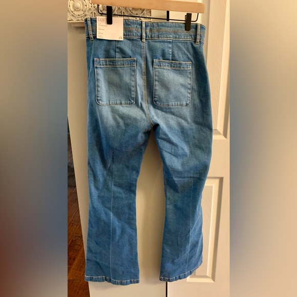 LOFT The Slim Flare High Rise Jeans NWT - 29 - Picture 6 of 12